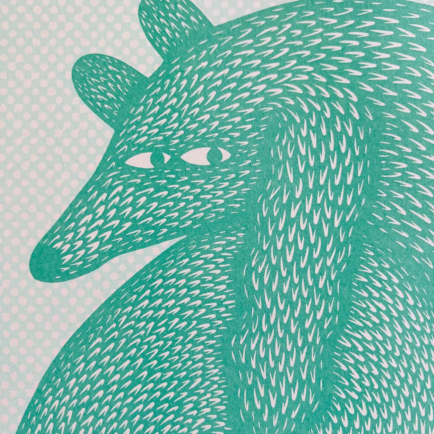 Sausage Roll A3 Riso Print by Strangford