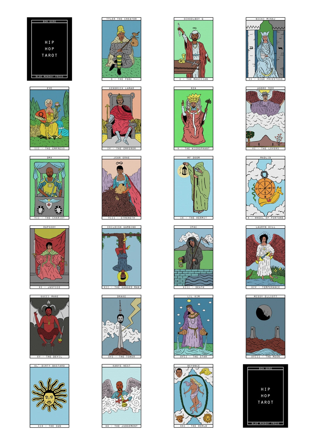 Hip Hop Tarot by Blue Monday Press