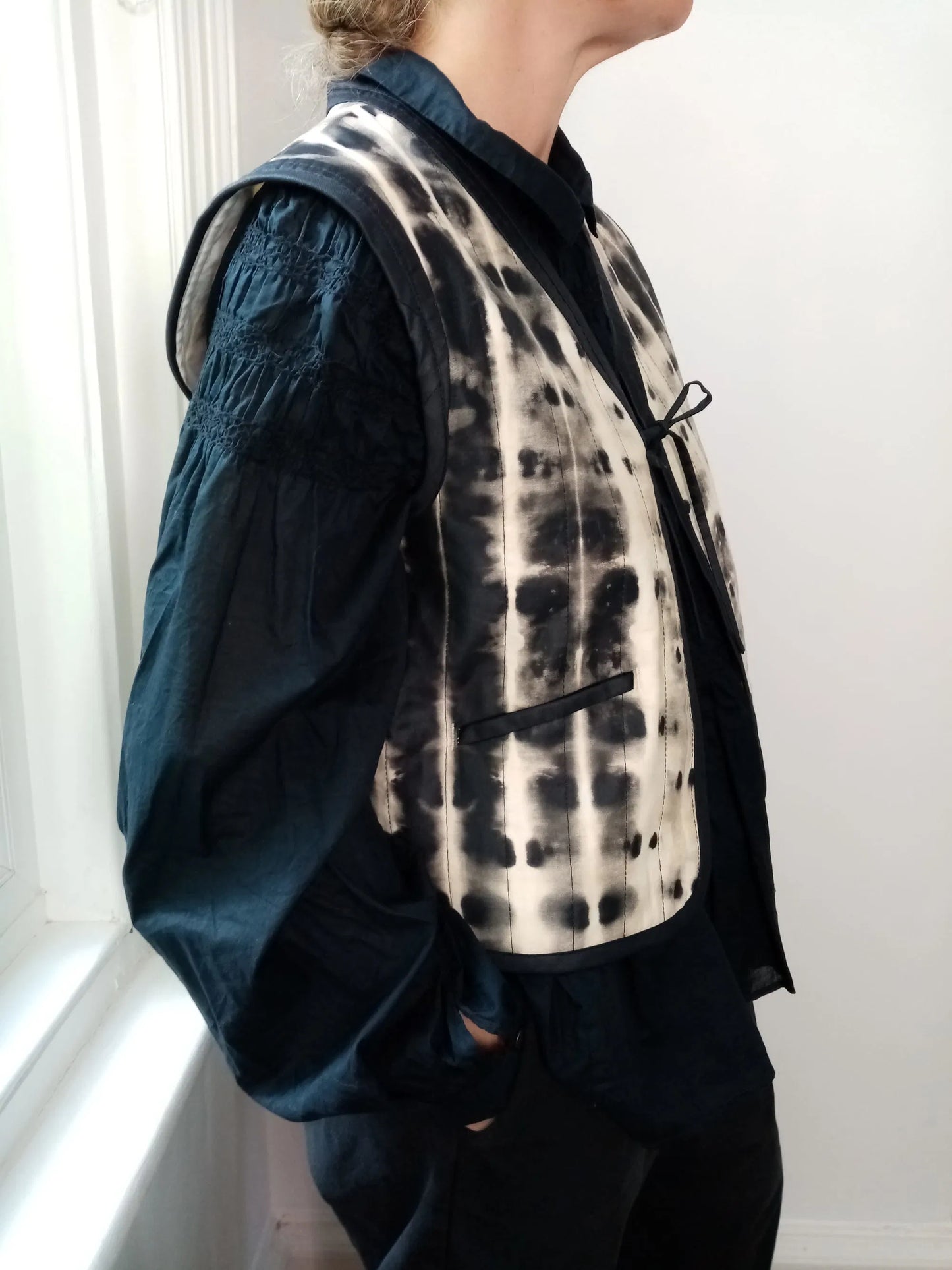 Joanna - Quilted Cotton Vest by Zazcca