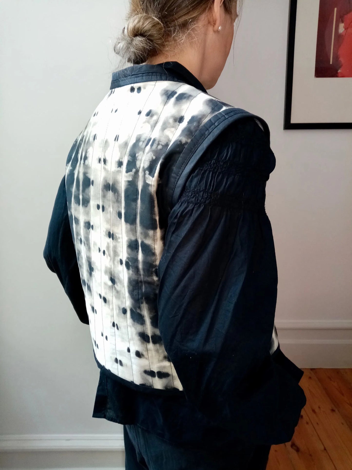 Joanna - Quilted Cotton Vest by Zazcca