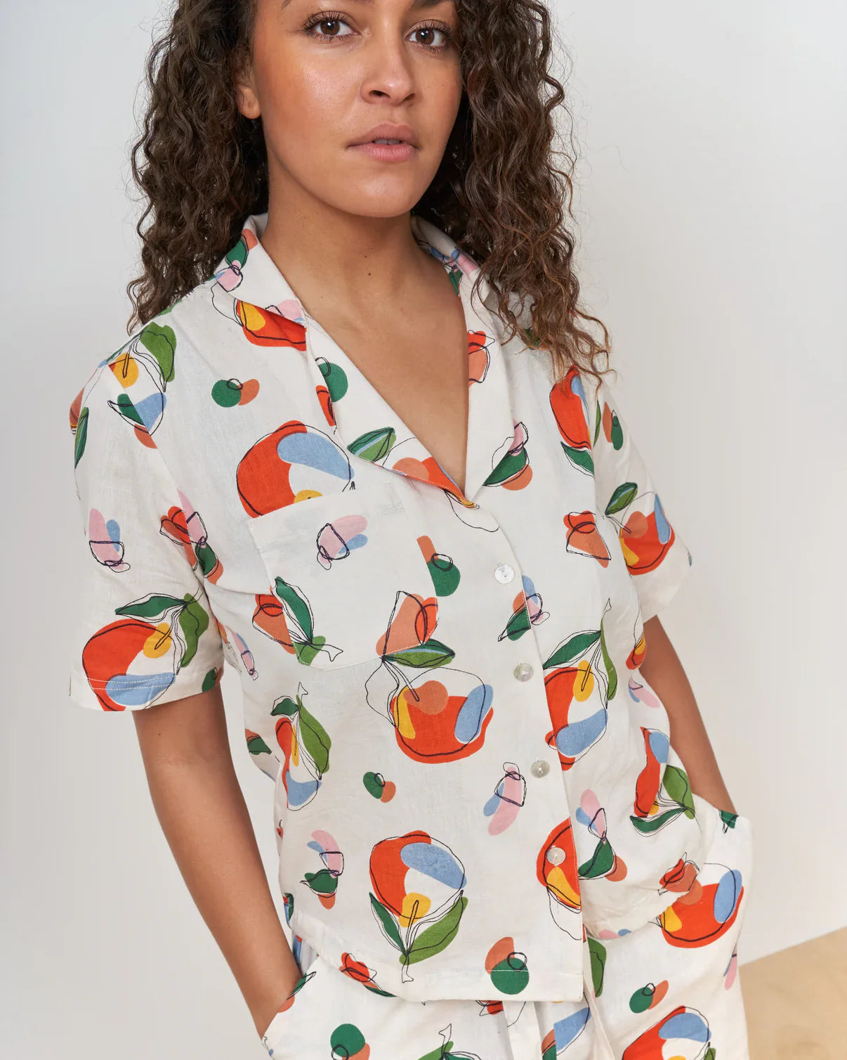 Orange Harvest Short Sleeve Shirt by Periodical