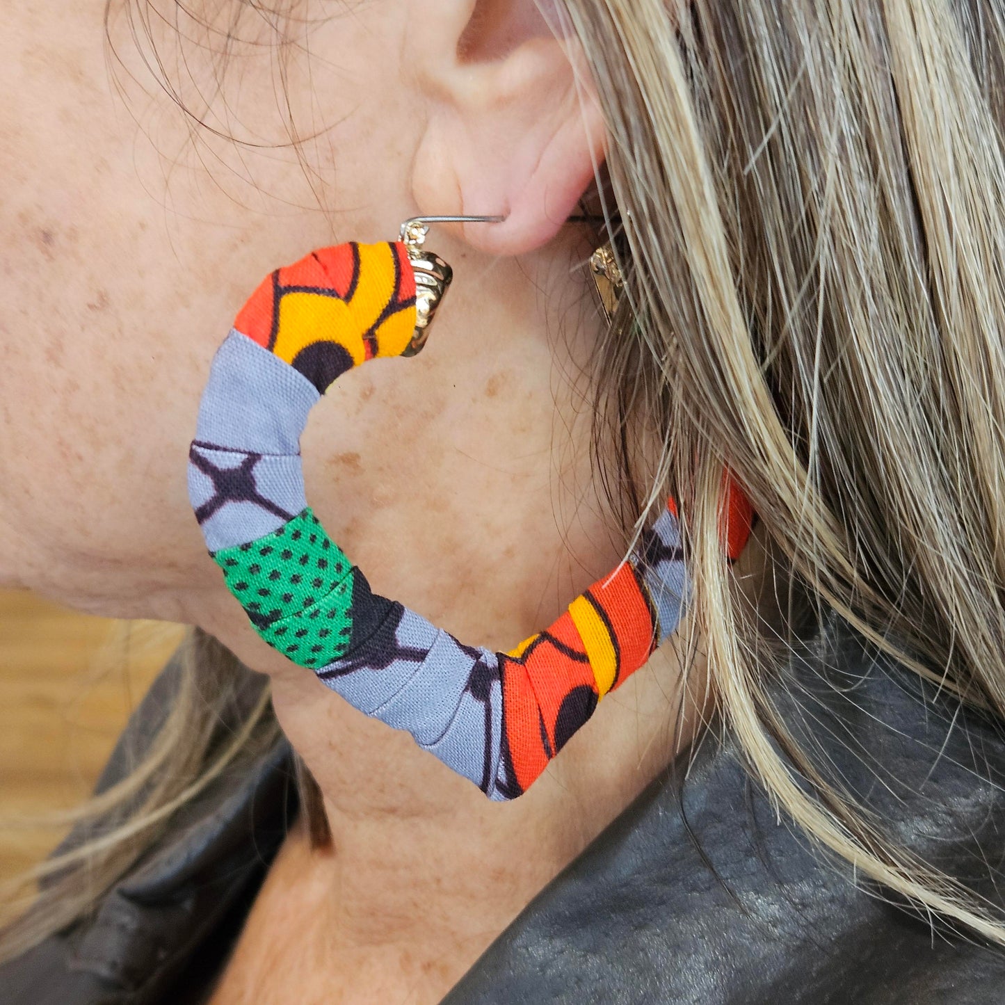 Handmade wrapped Earrings by Gangster Wraps
