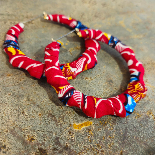 Handmade wrapped Earrings by Gangster Wraps