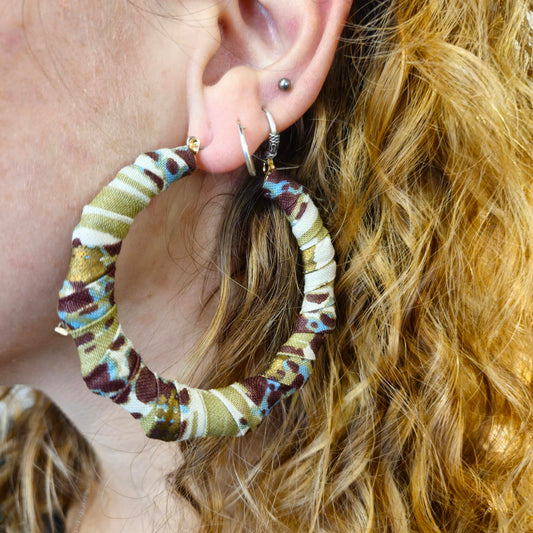 Handmade Earrings by Gangster Wraps