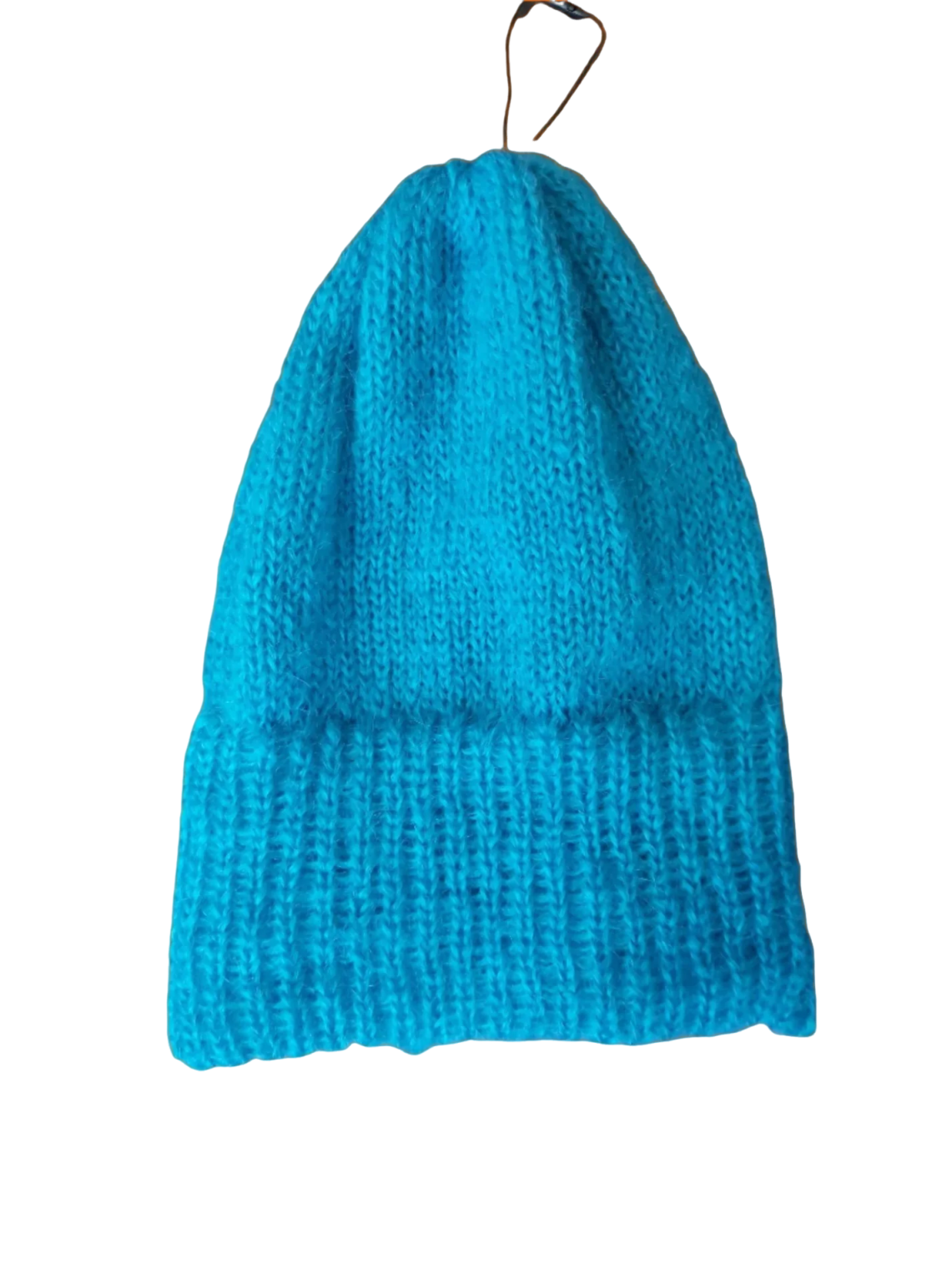 Mohair Hat - Turquoise by DotKnits
