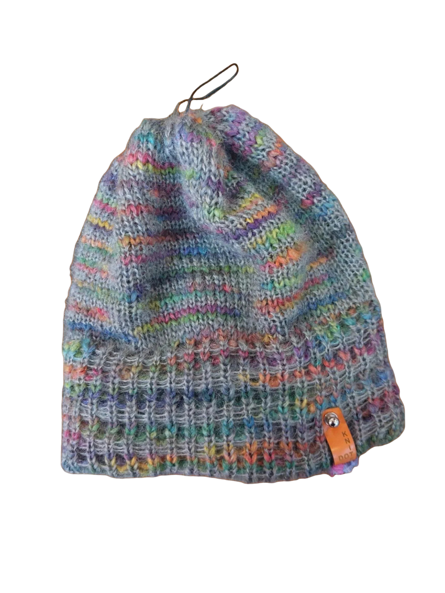 Mohair Hat - Multi Coloured by DotKnits