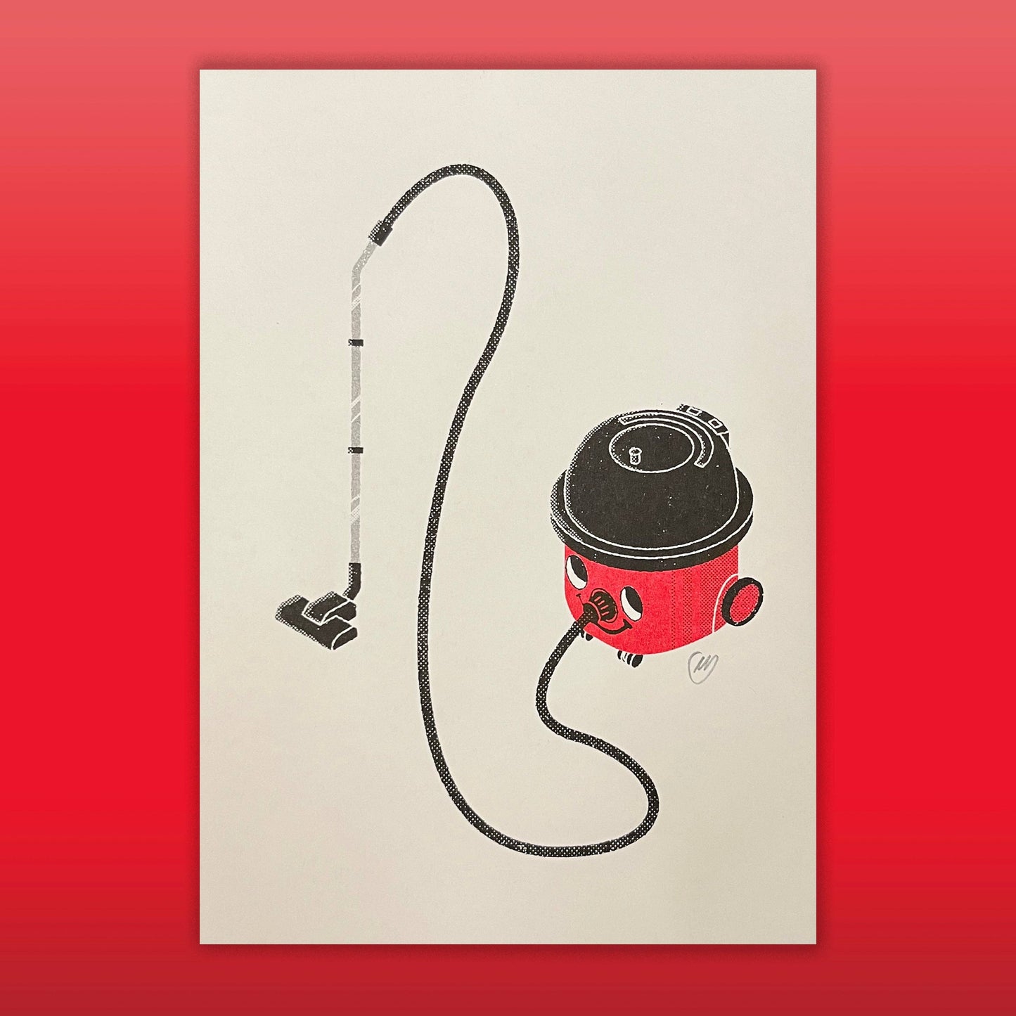 Henry Hoover – A5 Risograph Print By Mockup Goods