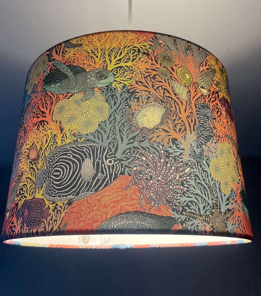 Underwater Love Lampshade Coral by Ulrika Jarl