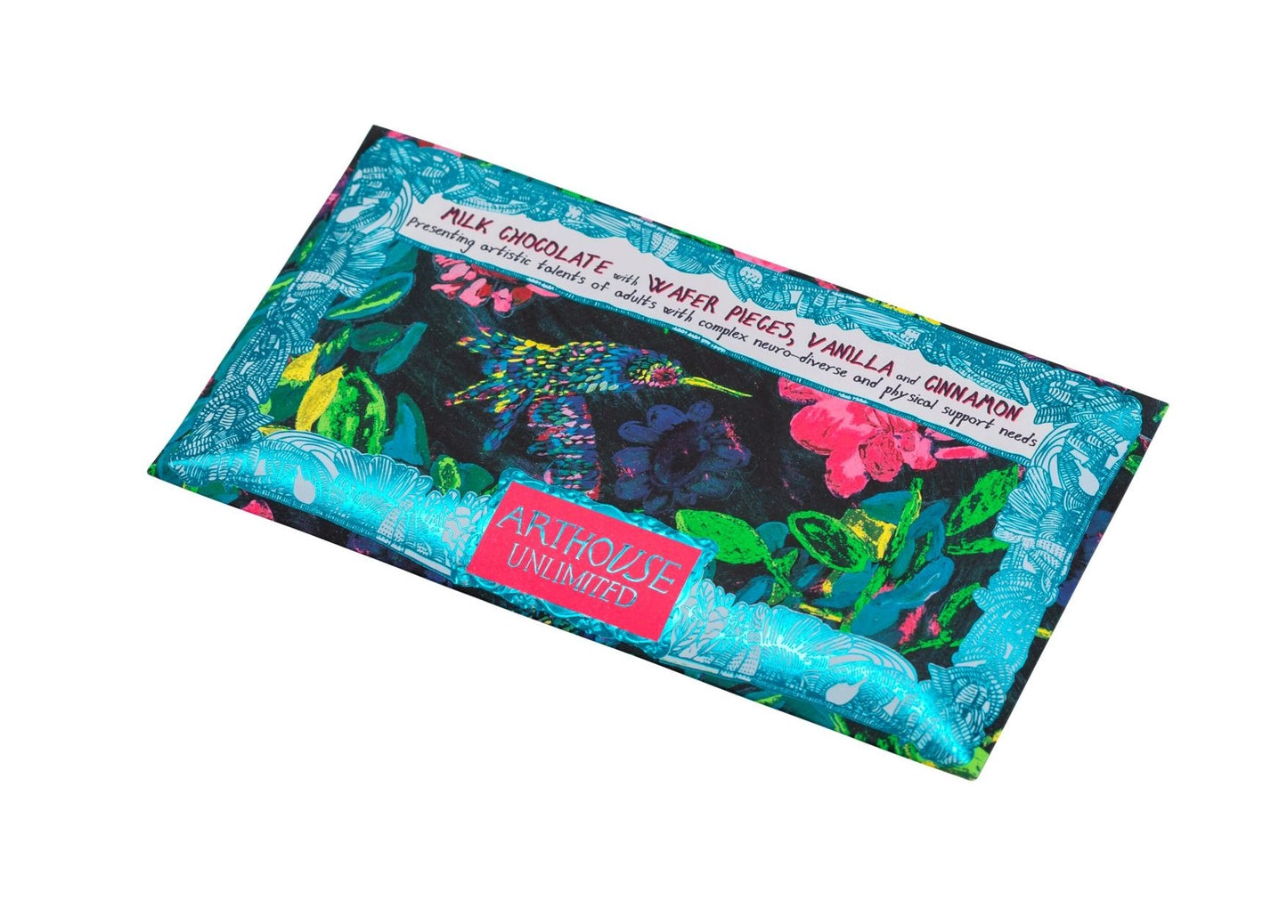 Sweet Nectar, Milk Chocolate Bar with Wafer Pieces, Vanilla by ARTHOUSE