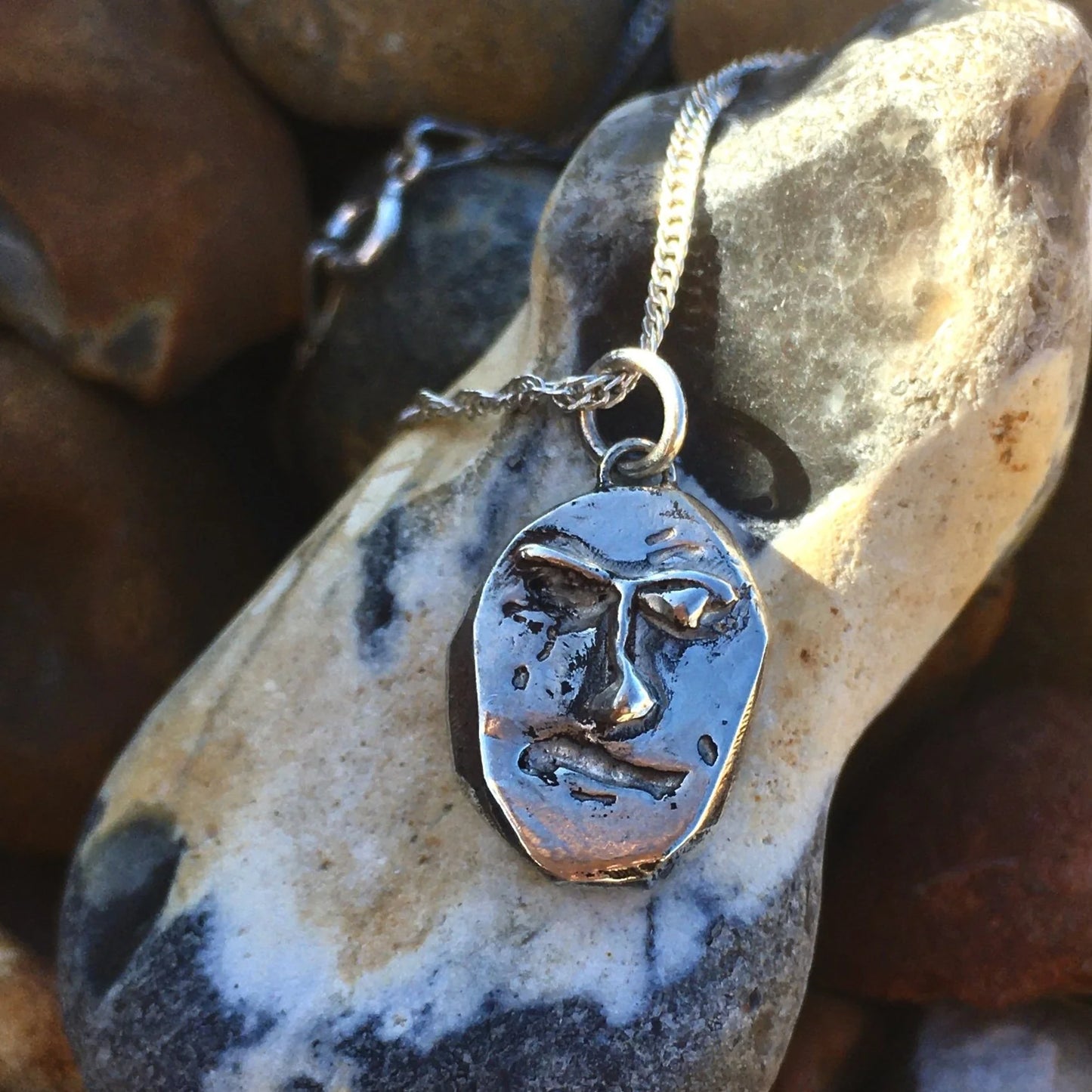Cross Carlos Silver Necklace by Familiar Faces