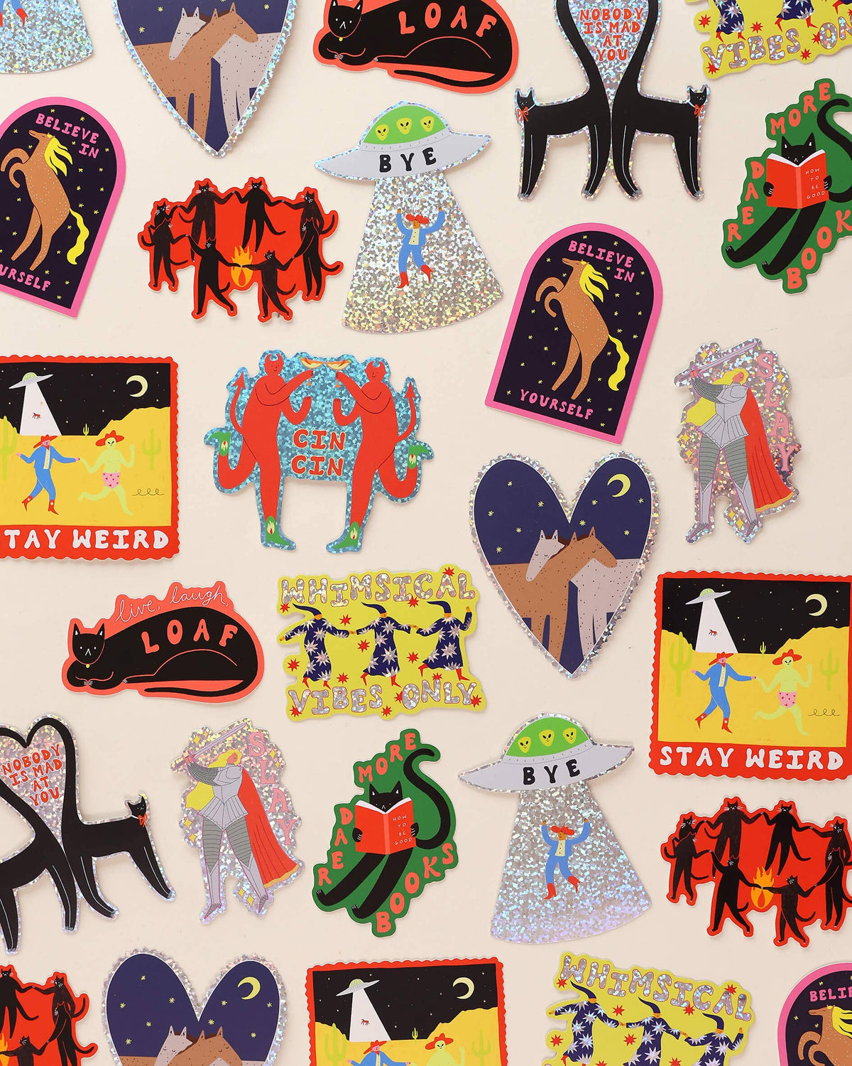 Margherita Devils Glitter Sticker | Spicy Marg Sticker