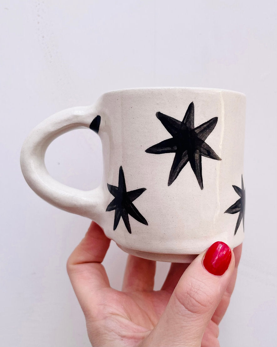 Ceramic Mug With Cat by Anna Soba