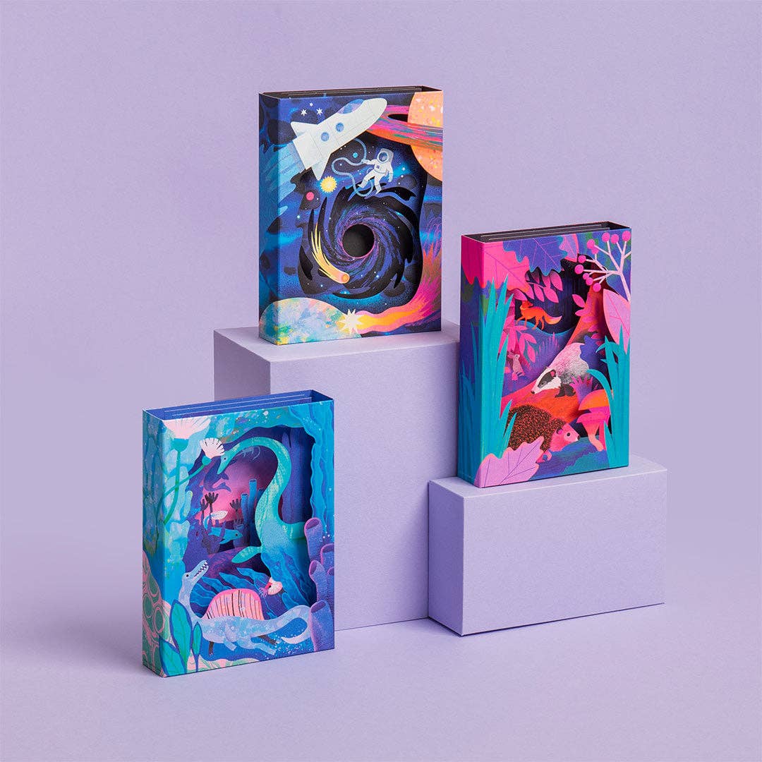 British Woodlands 3D Greeting Card By Oh Deer