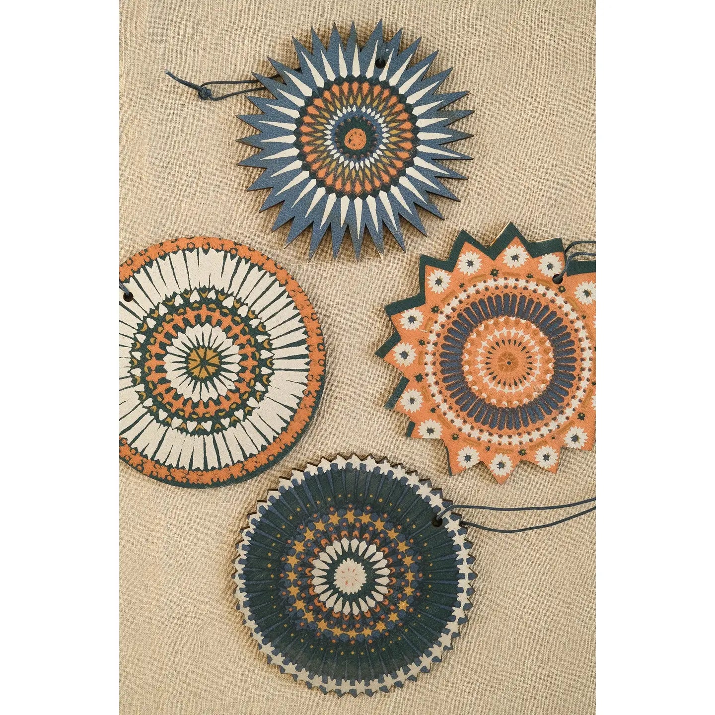 Stars Wooden Ornaments by East End Press