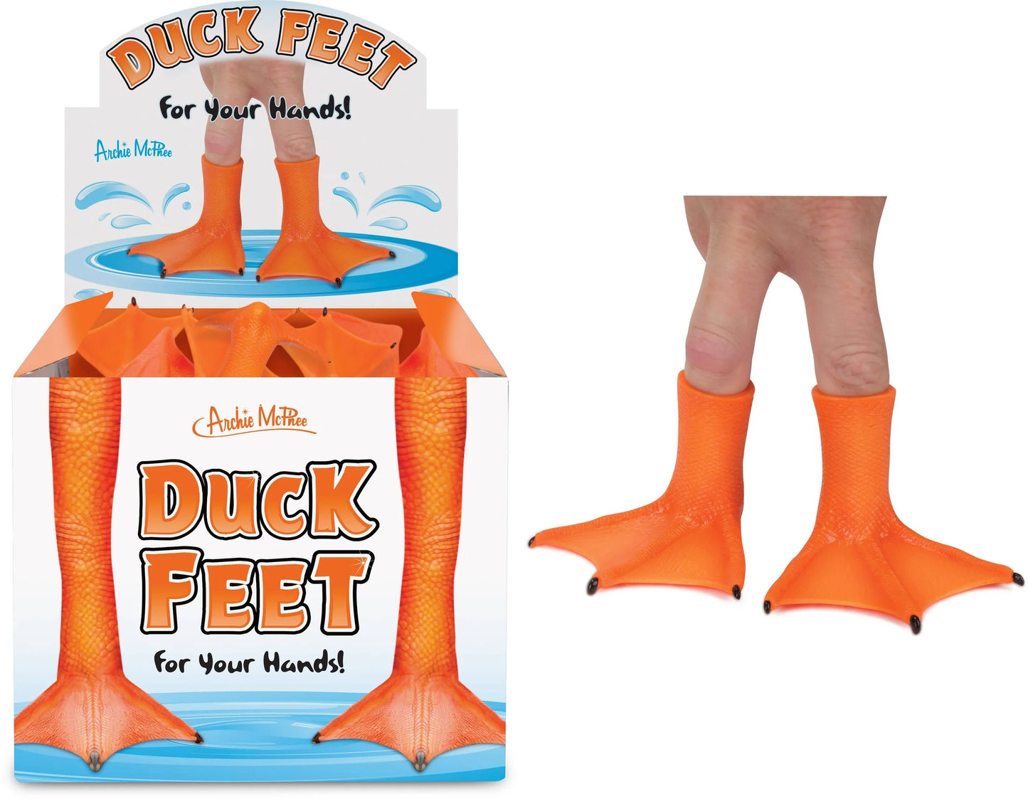 Duck Feet , Finger Puppet By Incognito