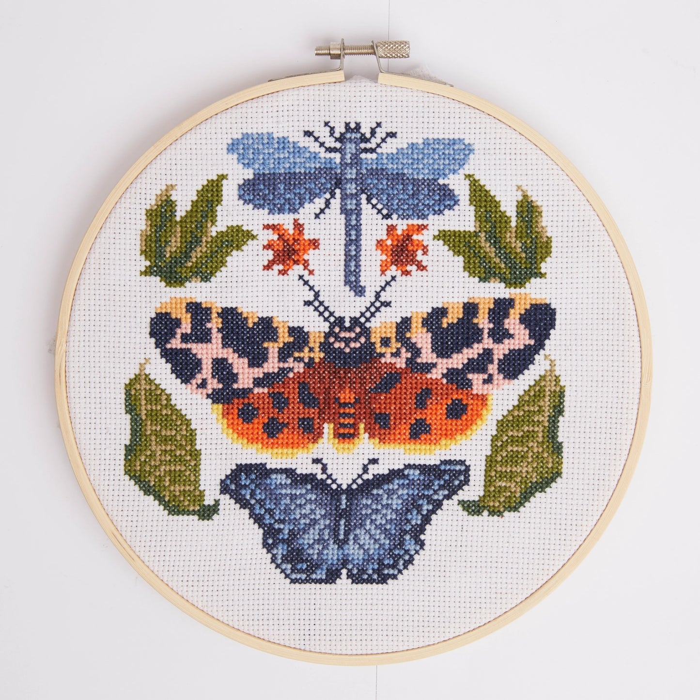 Stitch Kit, Garden Tiger Moth 8", Cross Stitch Kit By West Design Products