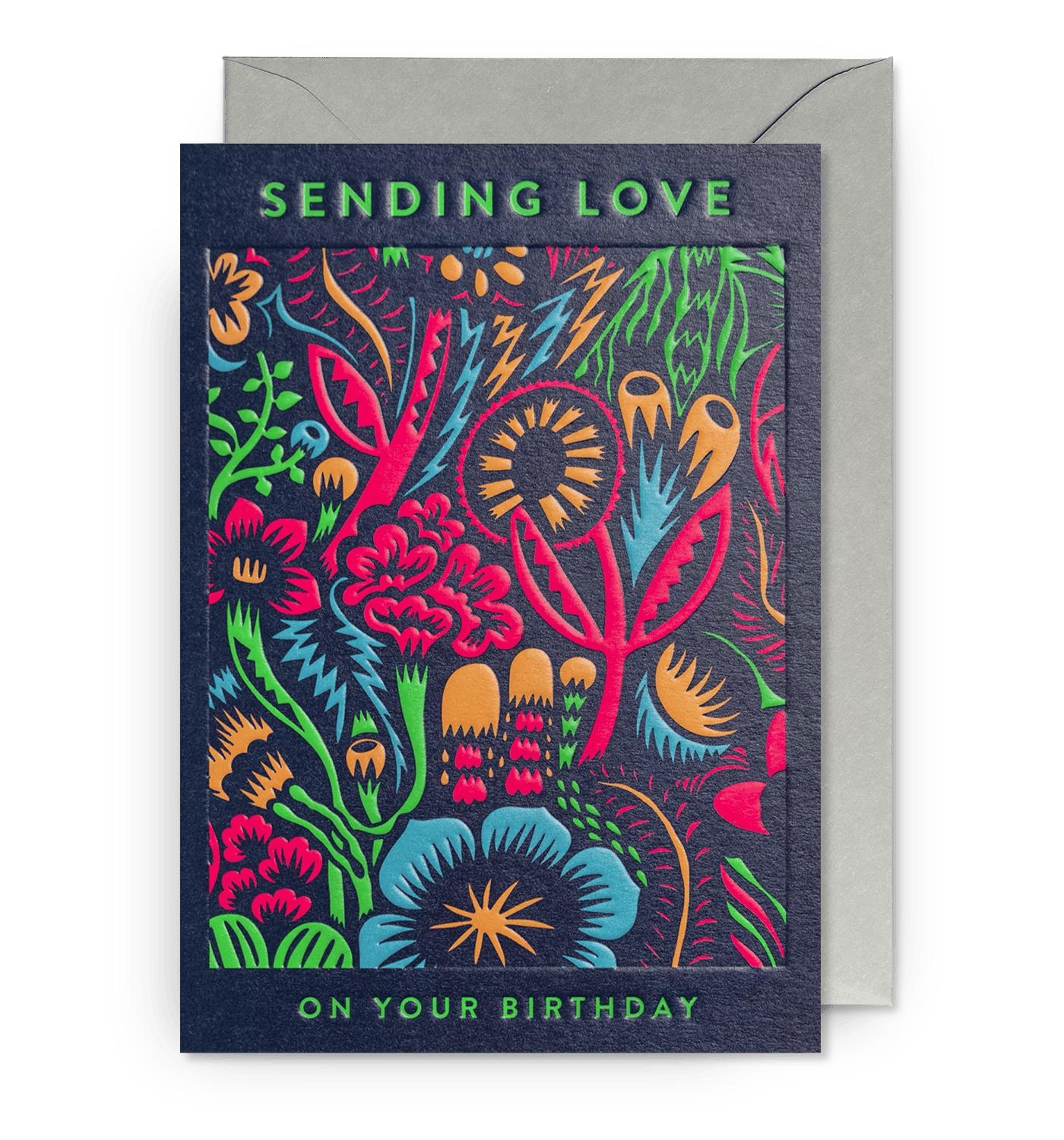 Pangsurr Sending Love on Your Birthday Greeting Card by Hanna Werning