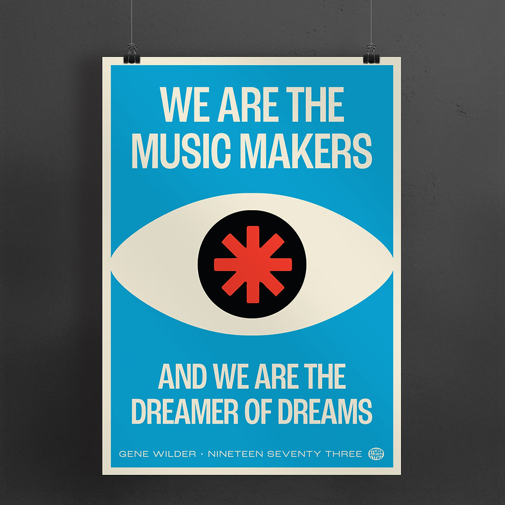 Gene Wilder 1973 (Blue) by Sterio Typist