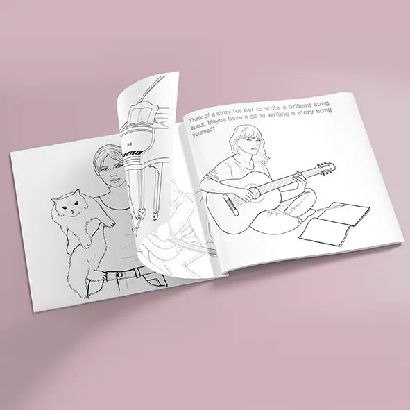 Unofficial Taylor Swift Coloring Book by I Love Mel