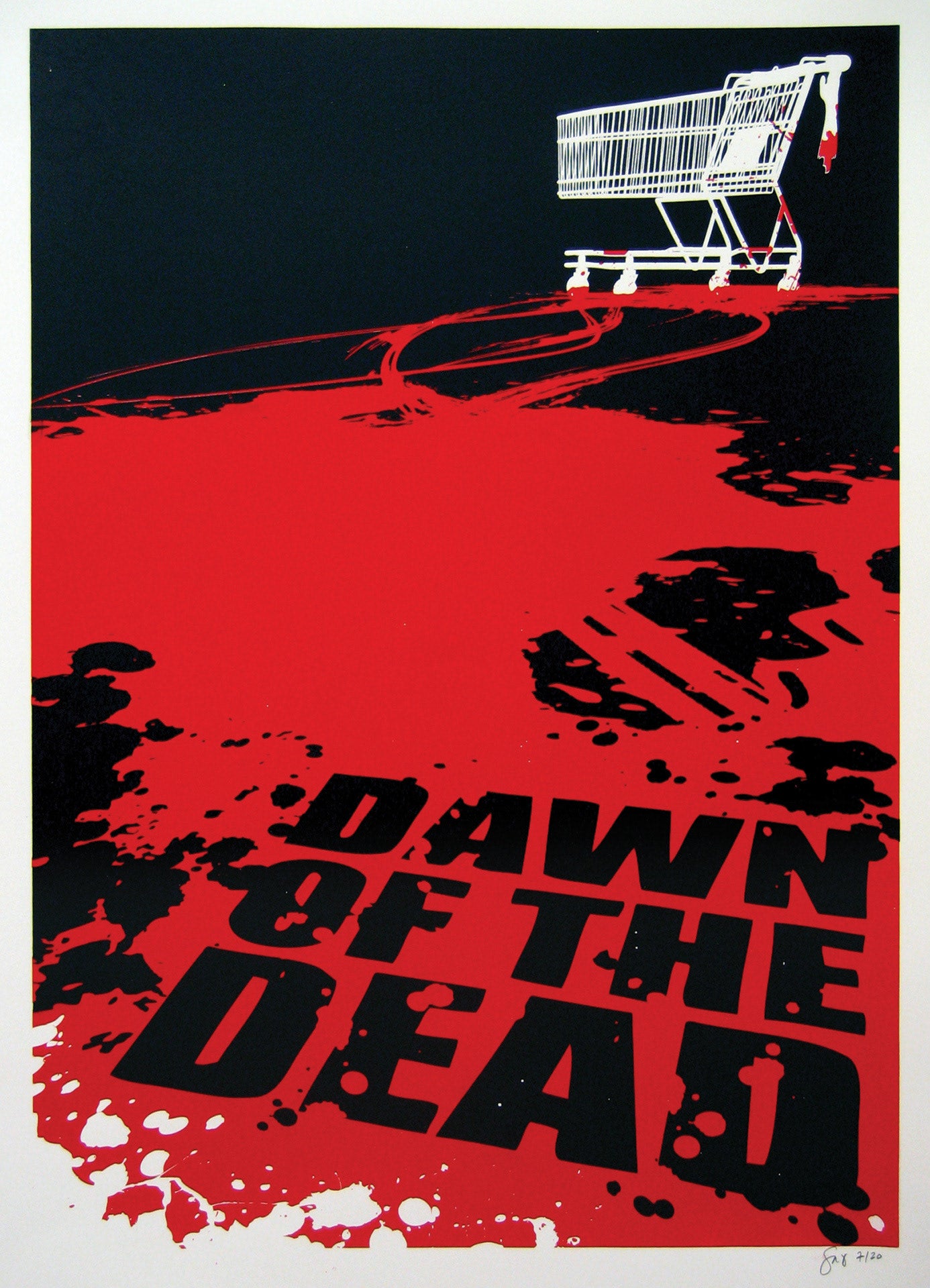 Dawn of the Dead Screen Print by The Chunkives