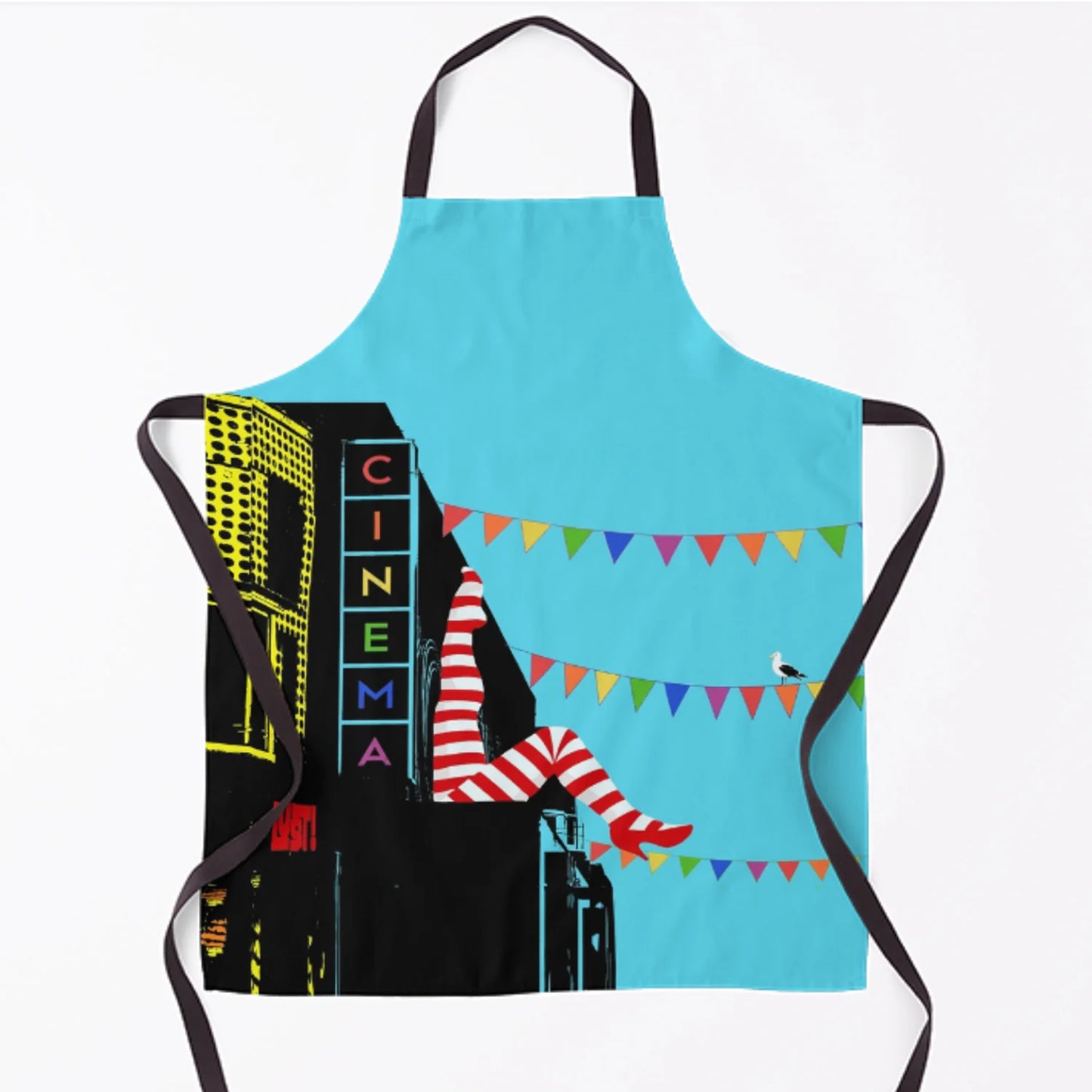 Striped Can-Can Legs Aprons - Colour Options by Billy Brighton