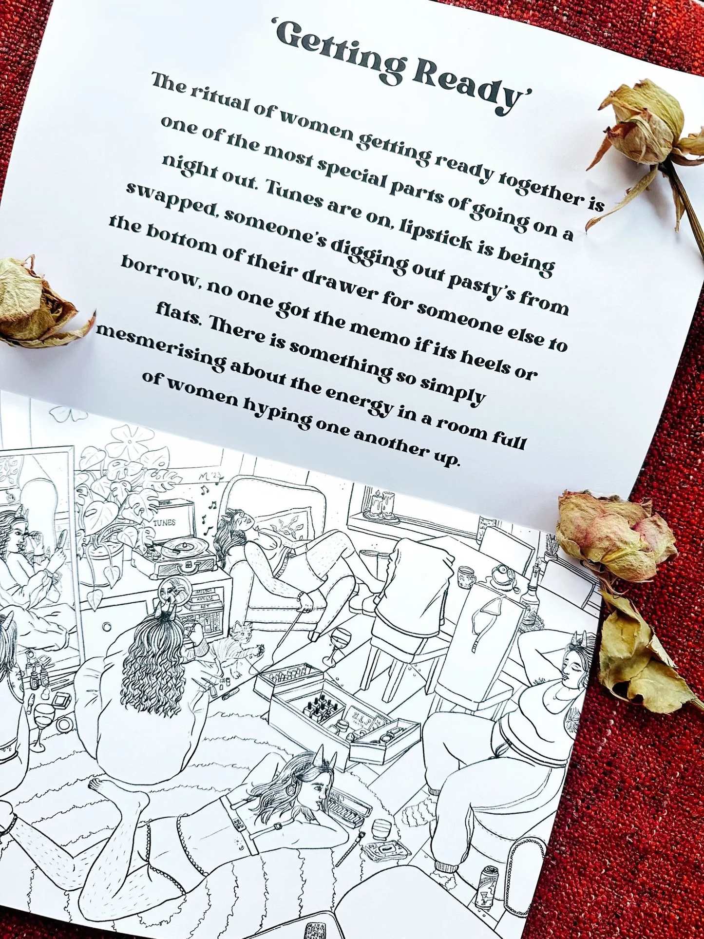 For The Girls Adult Colouring Book By Ajd Illustrates