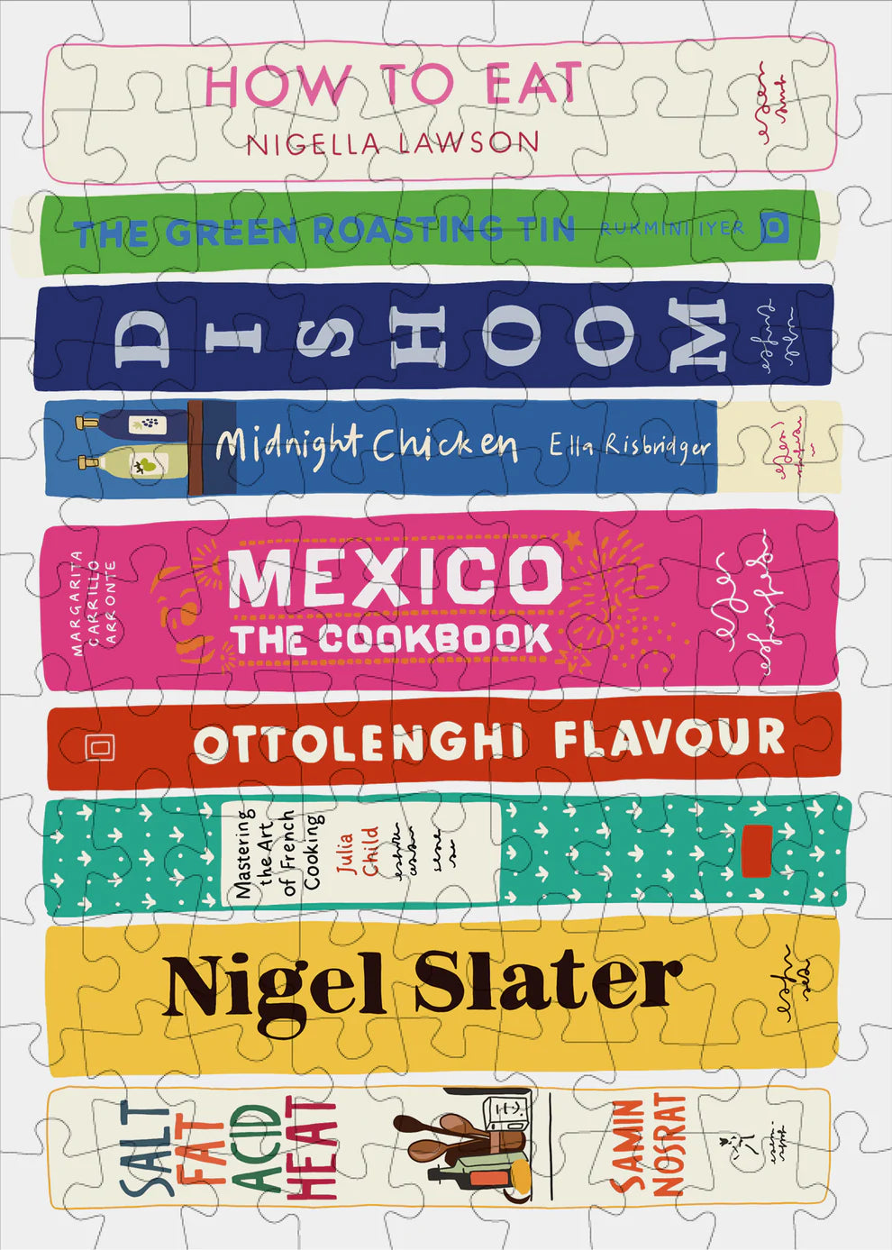 Cook Books - 99 Piece Mini Jigsaw Puzzle by Happily