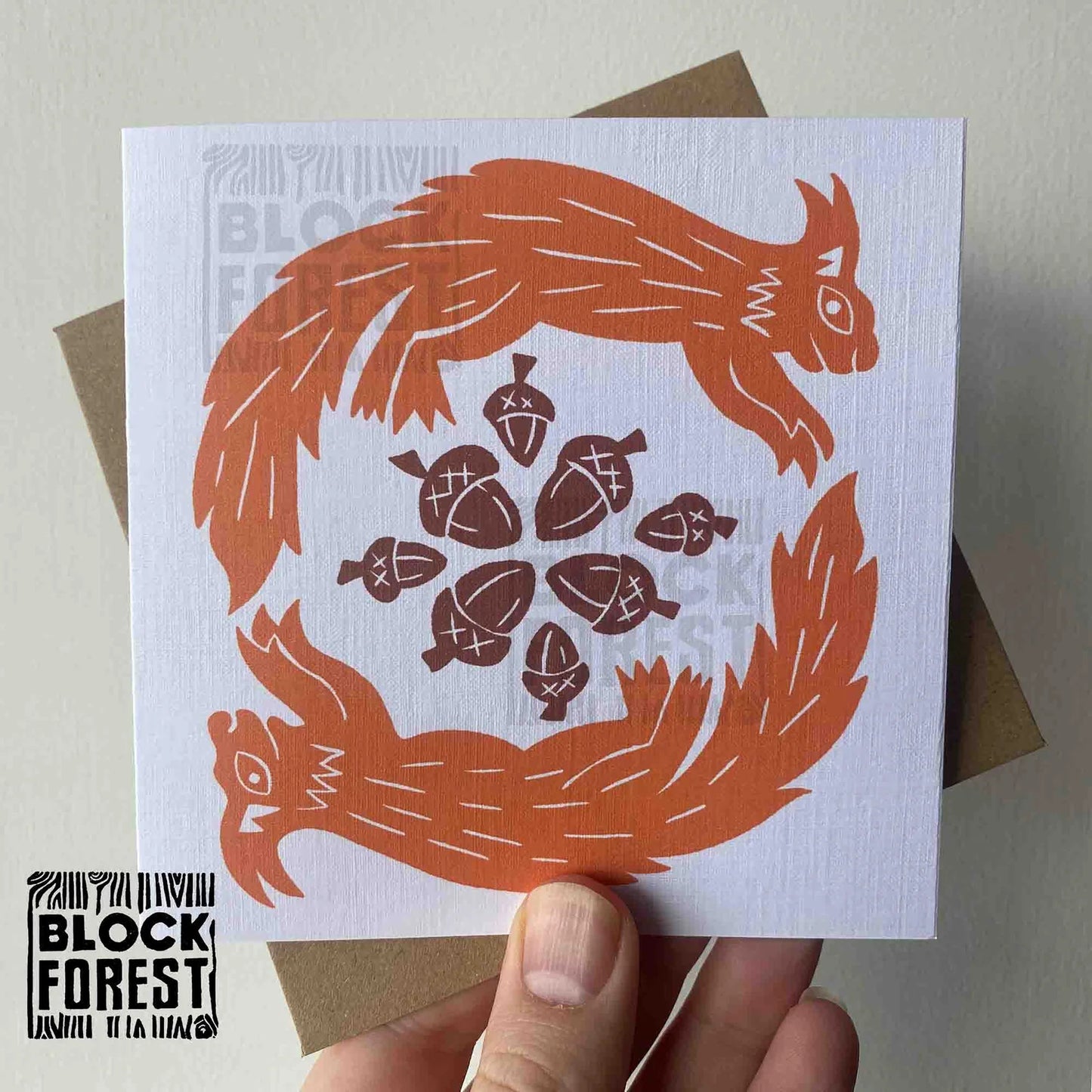 Squirrel Love - Greetings Card By Blackforest
