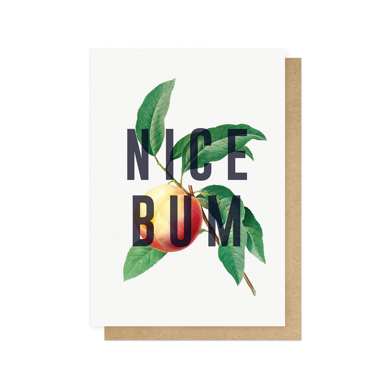 Nice bum card by The East End Prints