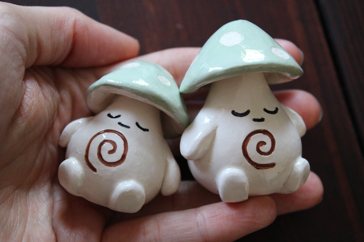 Ceramic Mushroom handmade Funguy by Studio Pastel