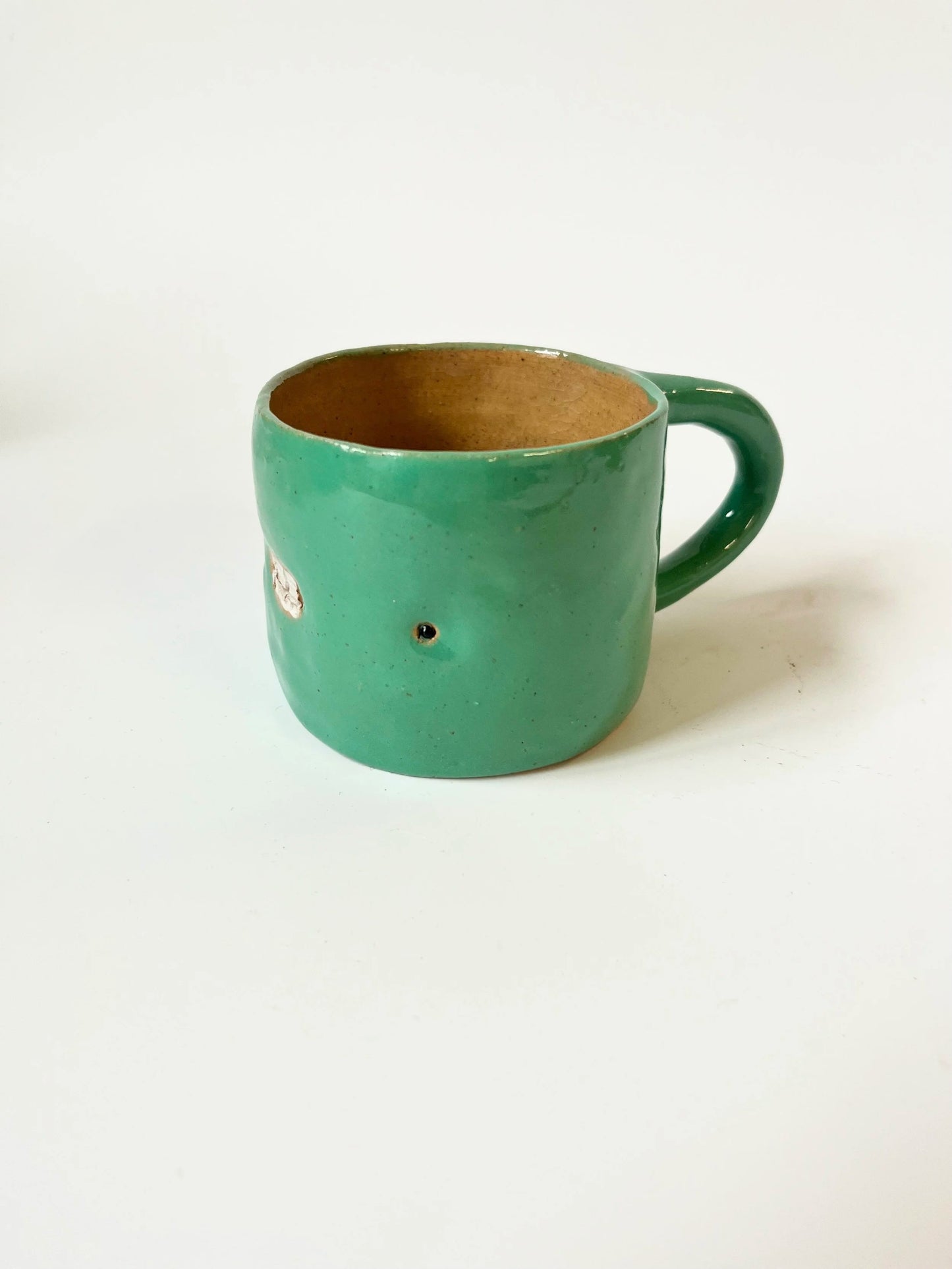 Turquoise Teethie Cup by Rebecca Edelmann Ceramics
