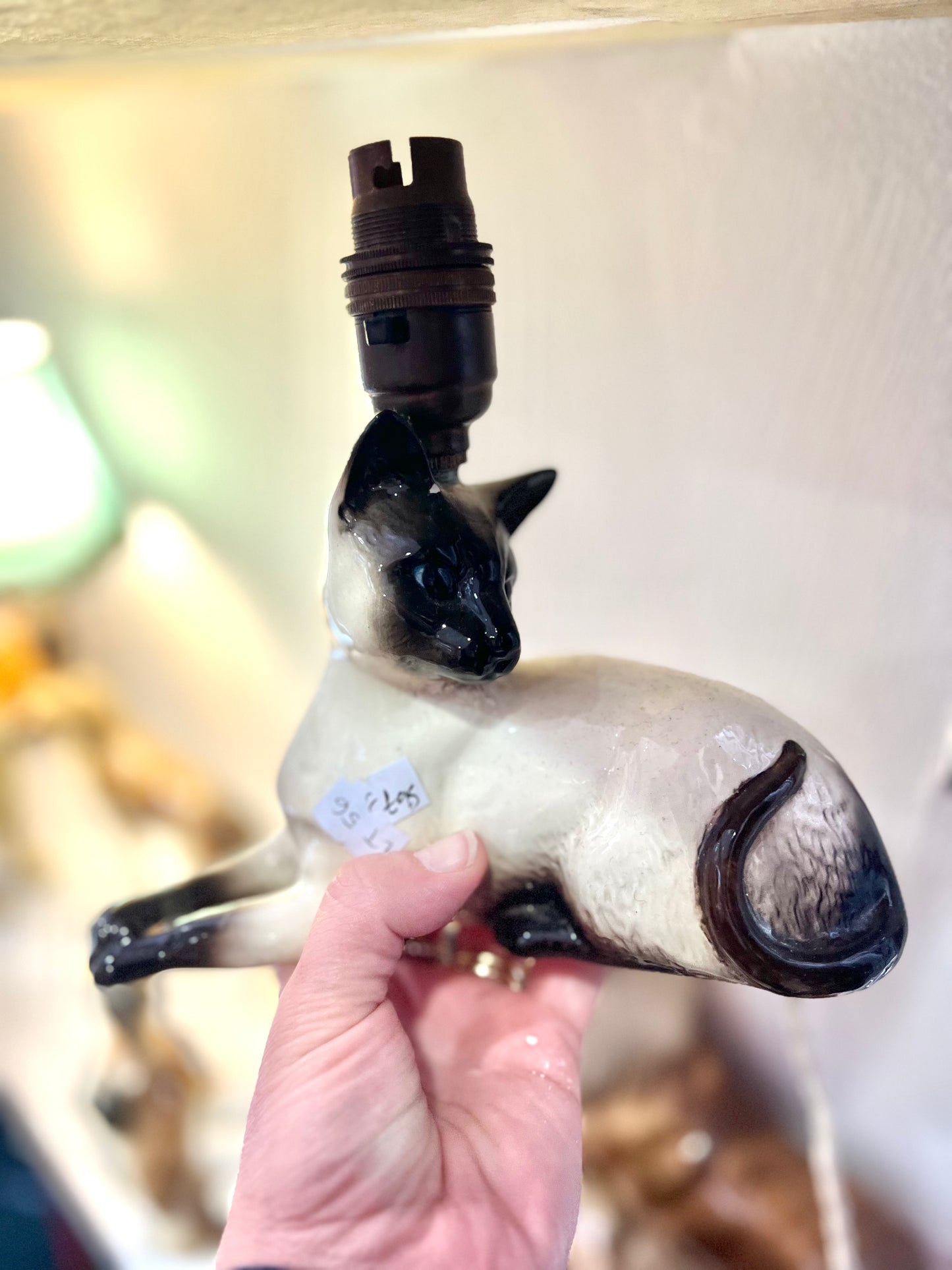 Vintage Siamese Cat Lamp by Lost & Foundry