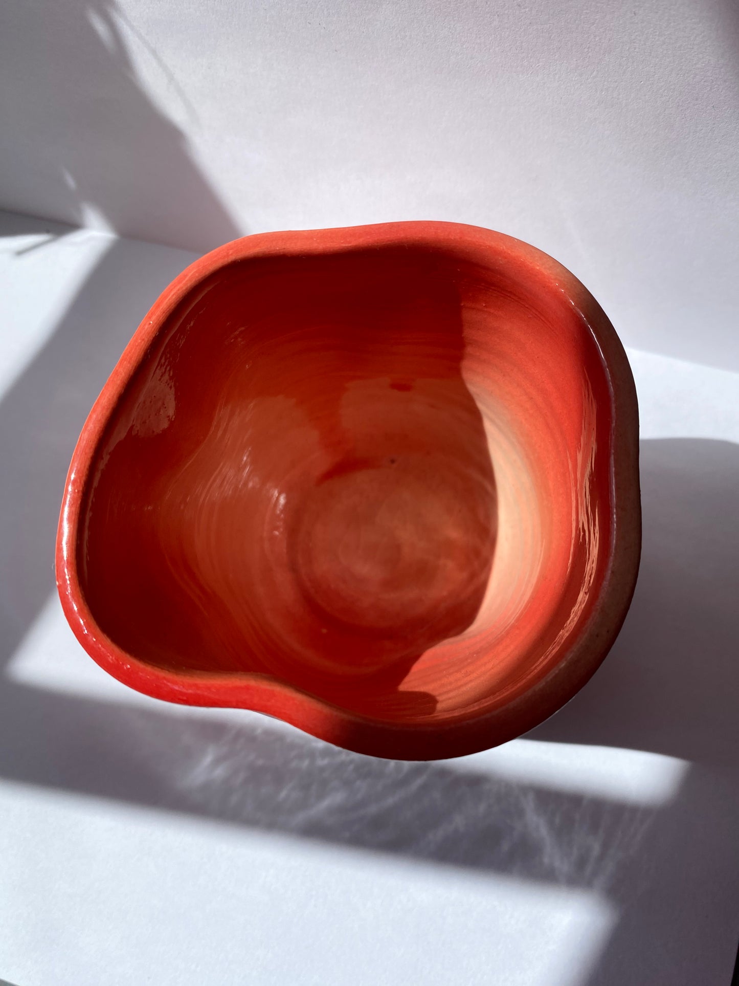 Red Ceramic Cup by Victoria Loyola