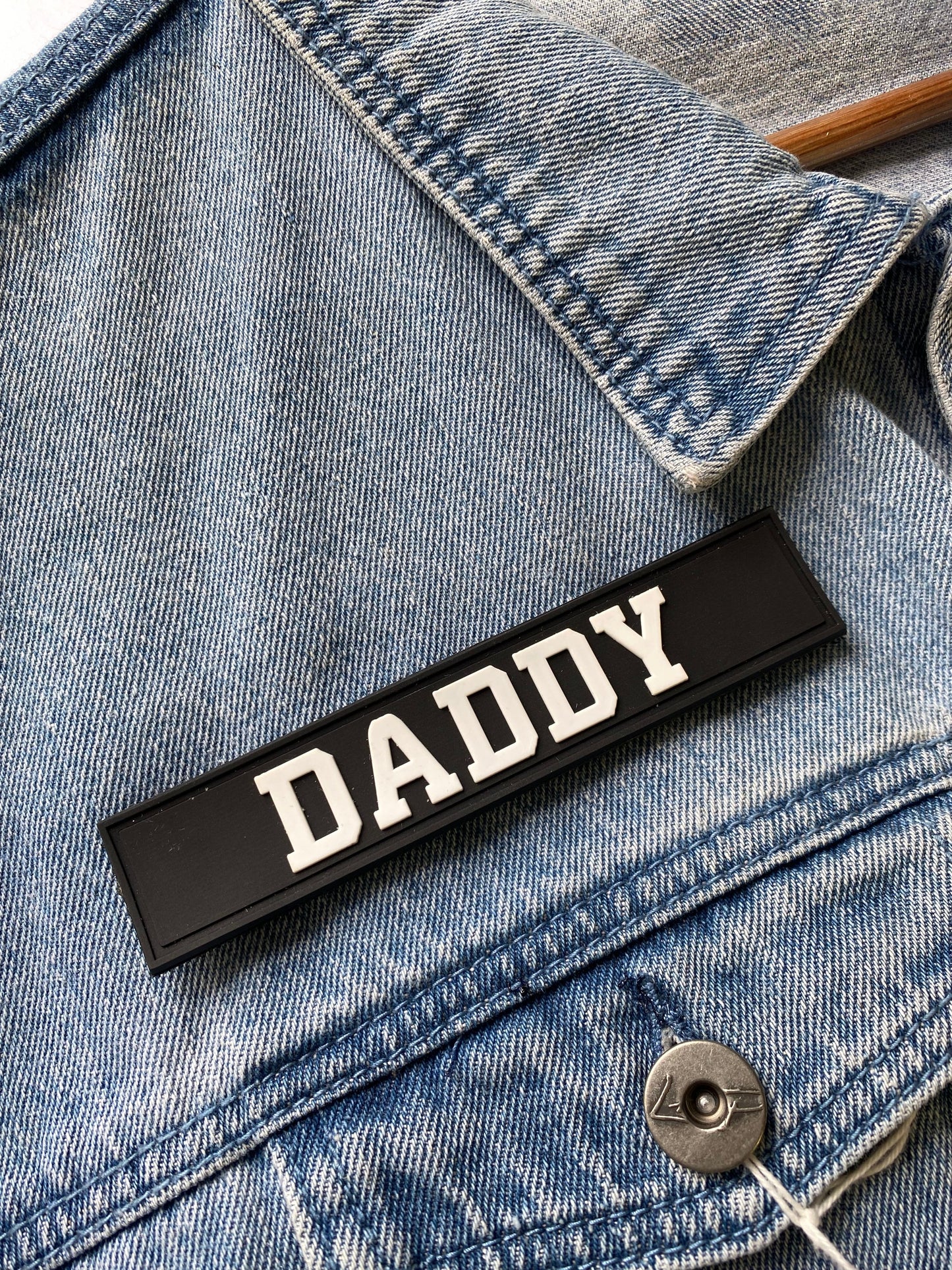 Daddy Velcro Embroidered Patch by Stanley Road