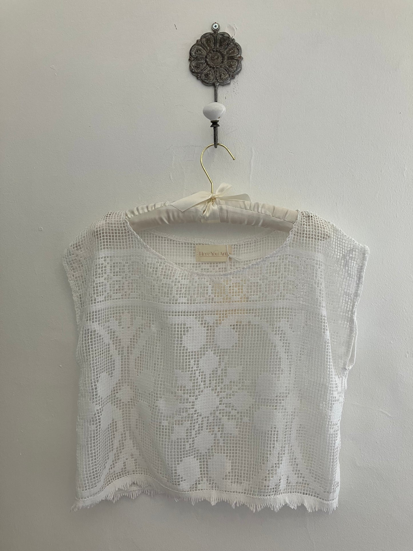 Cotton Lace Top By Here You Are