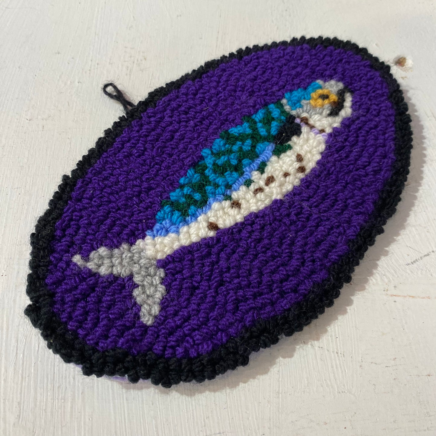 Needle punched Wall Hanging Sardine by Don Brosbin