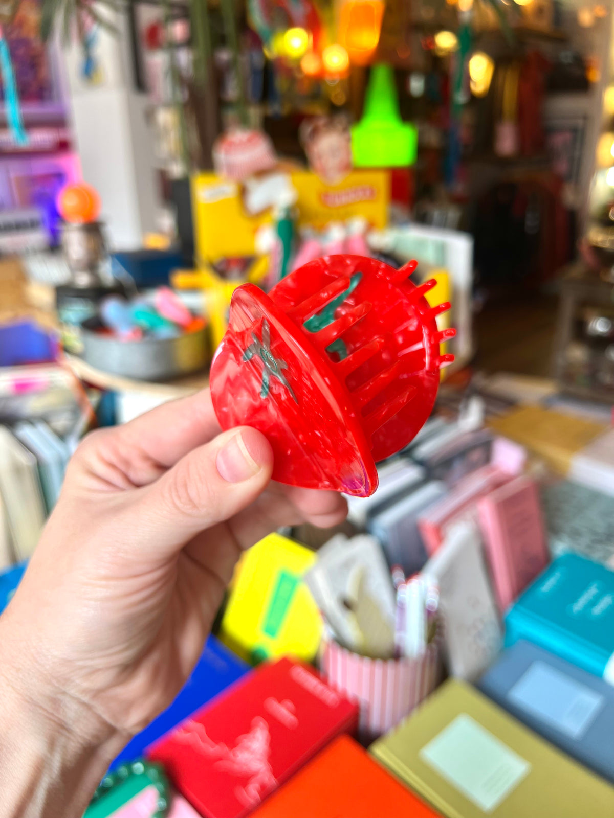 Tomato Acrylic Hairclip