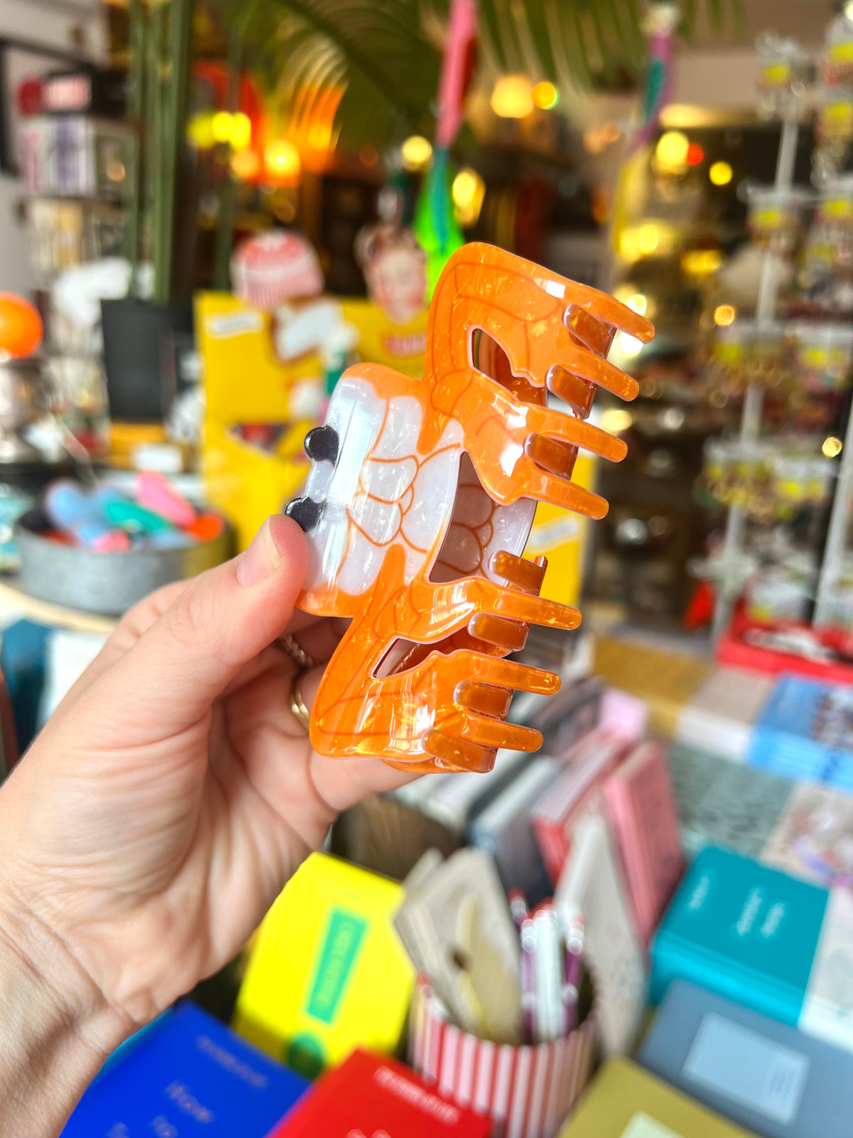 Crab Acrylic Hairclip