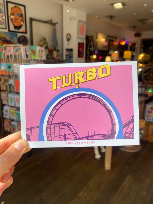 Turbo Postcard Brighton Design by AndMash