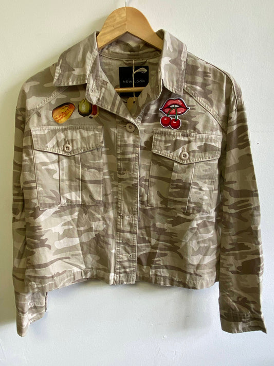 Upcycled Denim Camo Jacket by Snacks