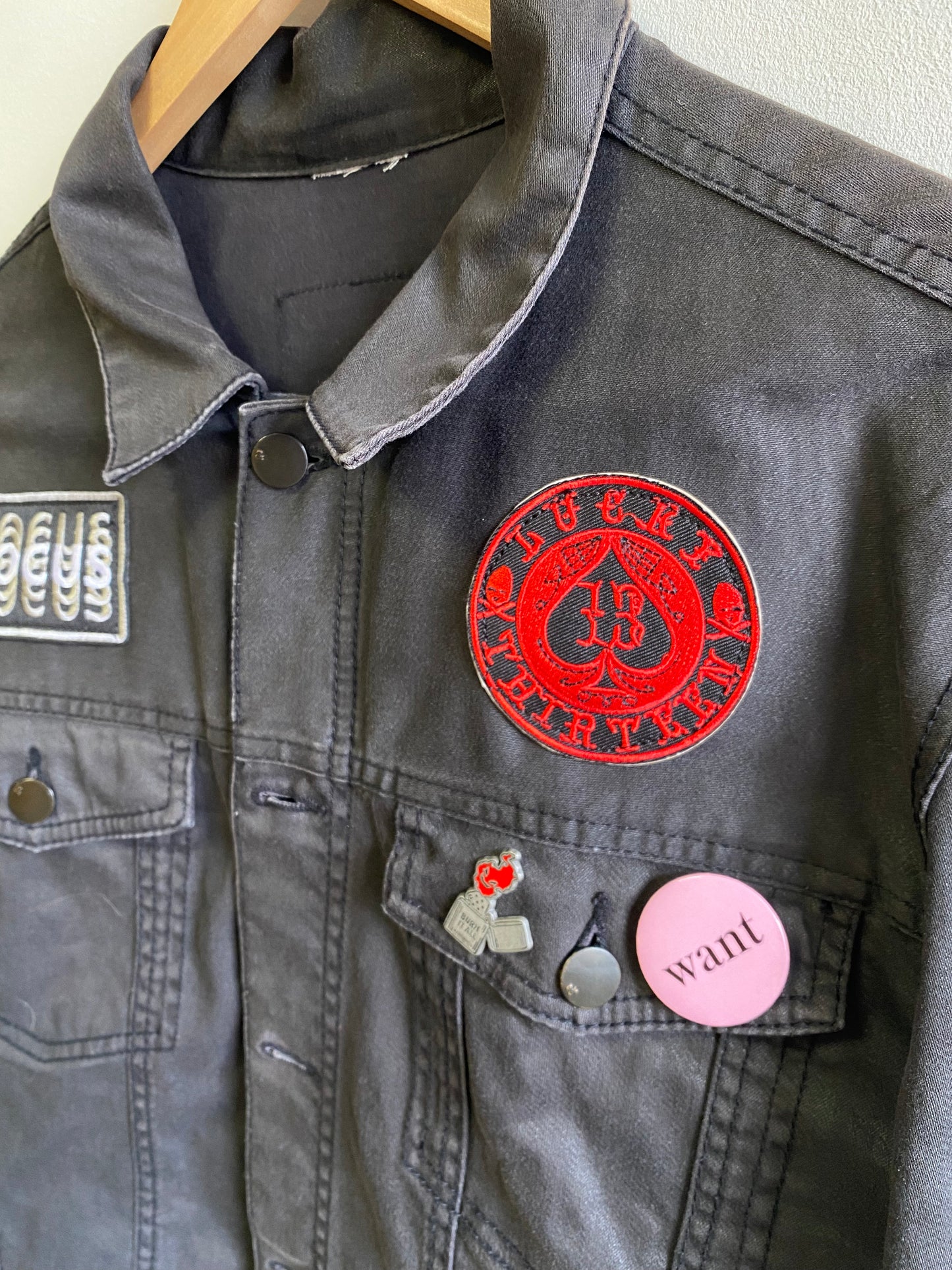 Upcycled Black Vintage Jacket by Snacks
