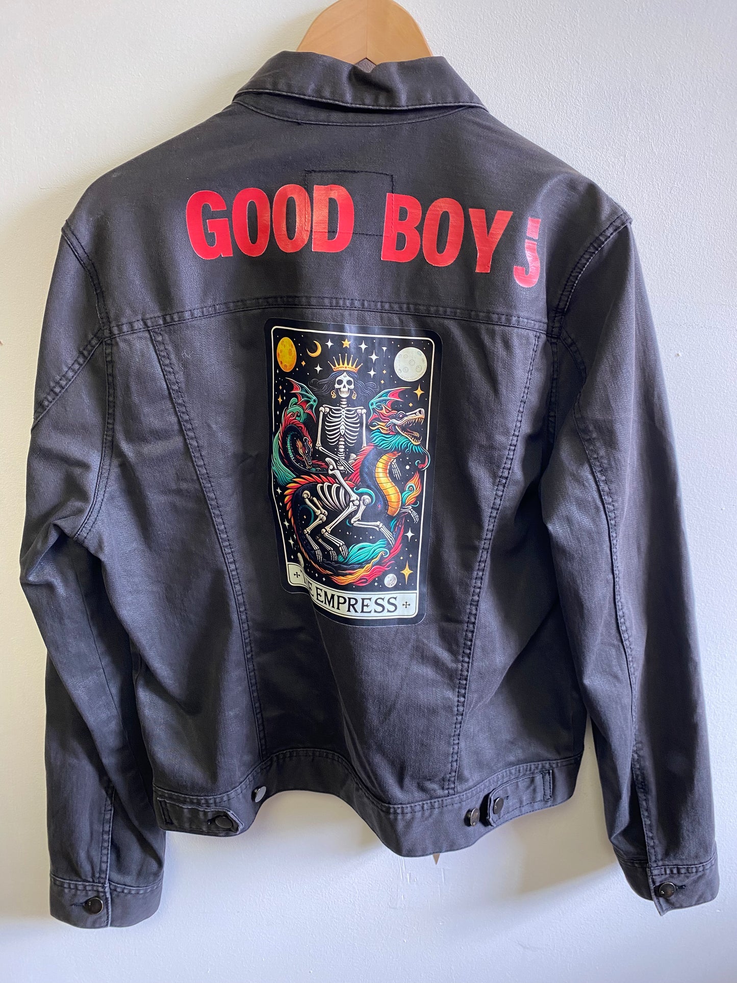 Upcycled Black Vintage Jacket by Snacks