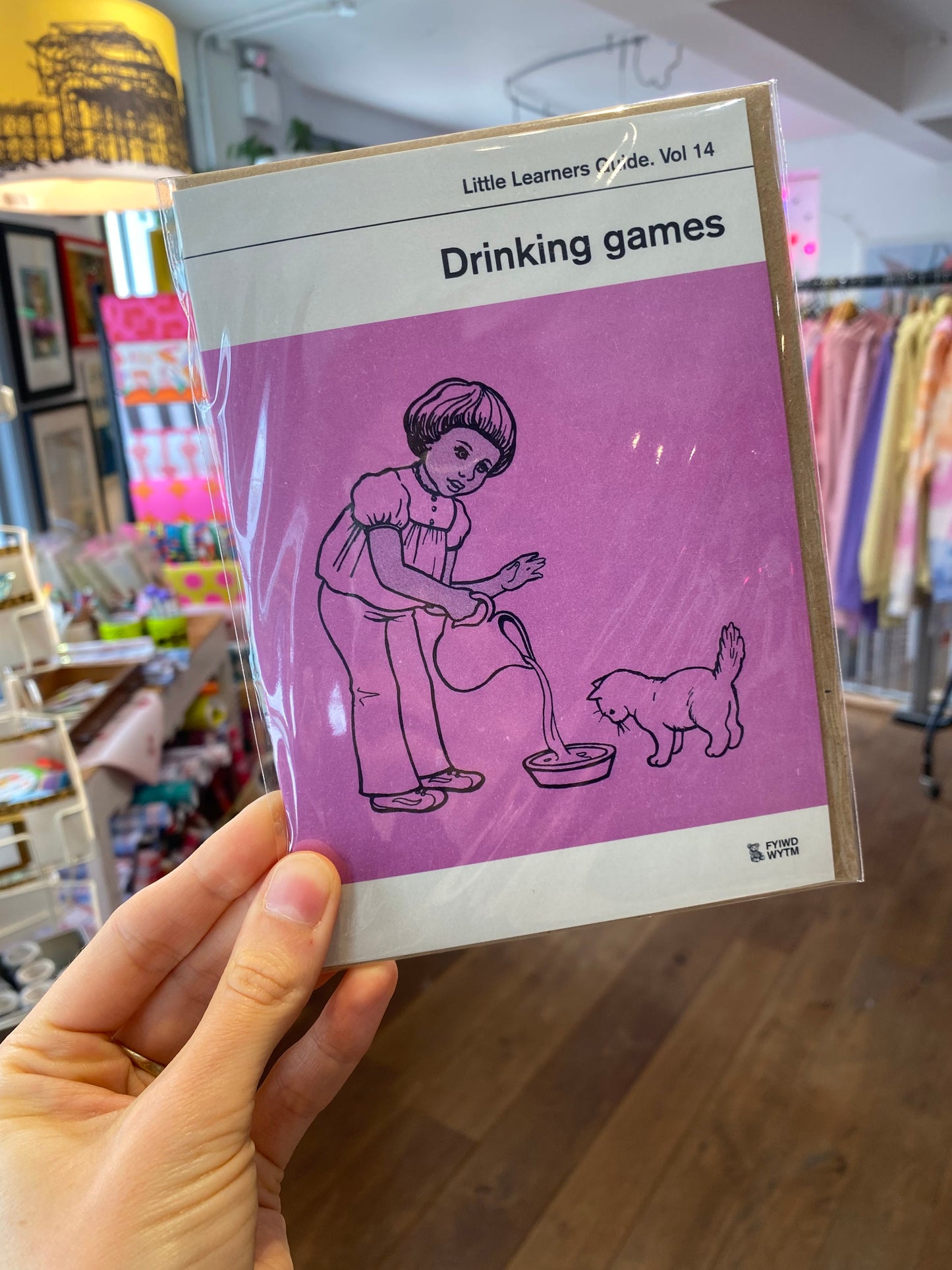 Drinking games Greeting Card by Little Learners Guide. Vol 14