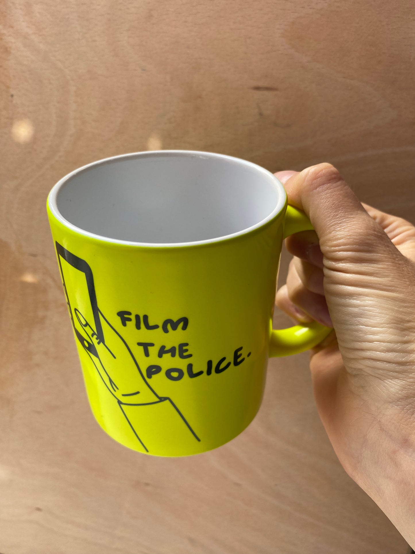 Film the police Mug by Daze Made