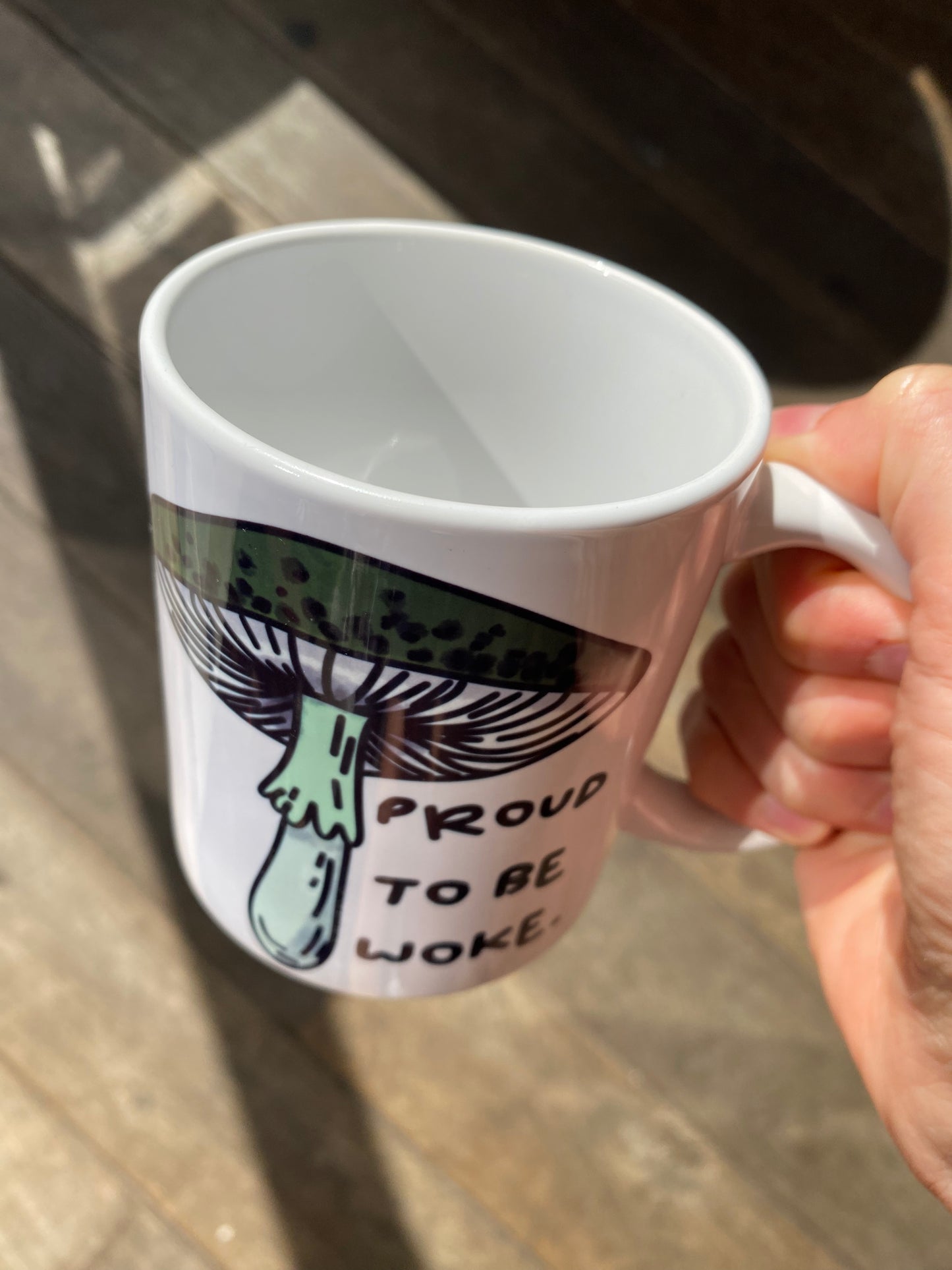 Proud to be Woke design Mug by Daze Made