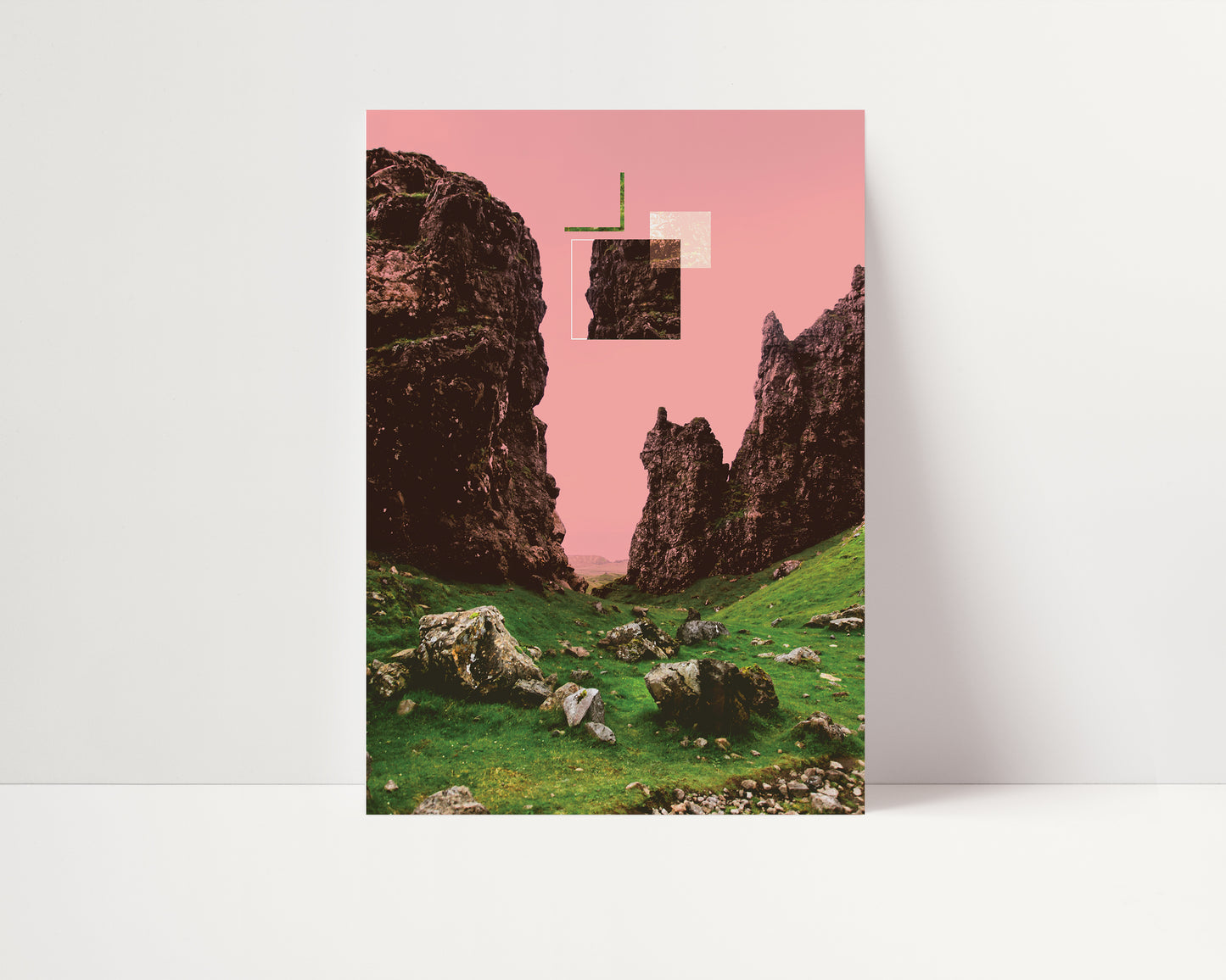 Inwith photography and graphic Art Print by Basz Design