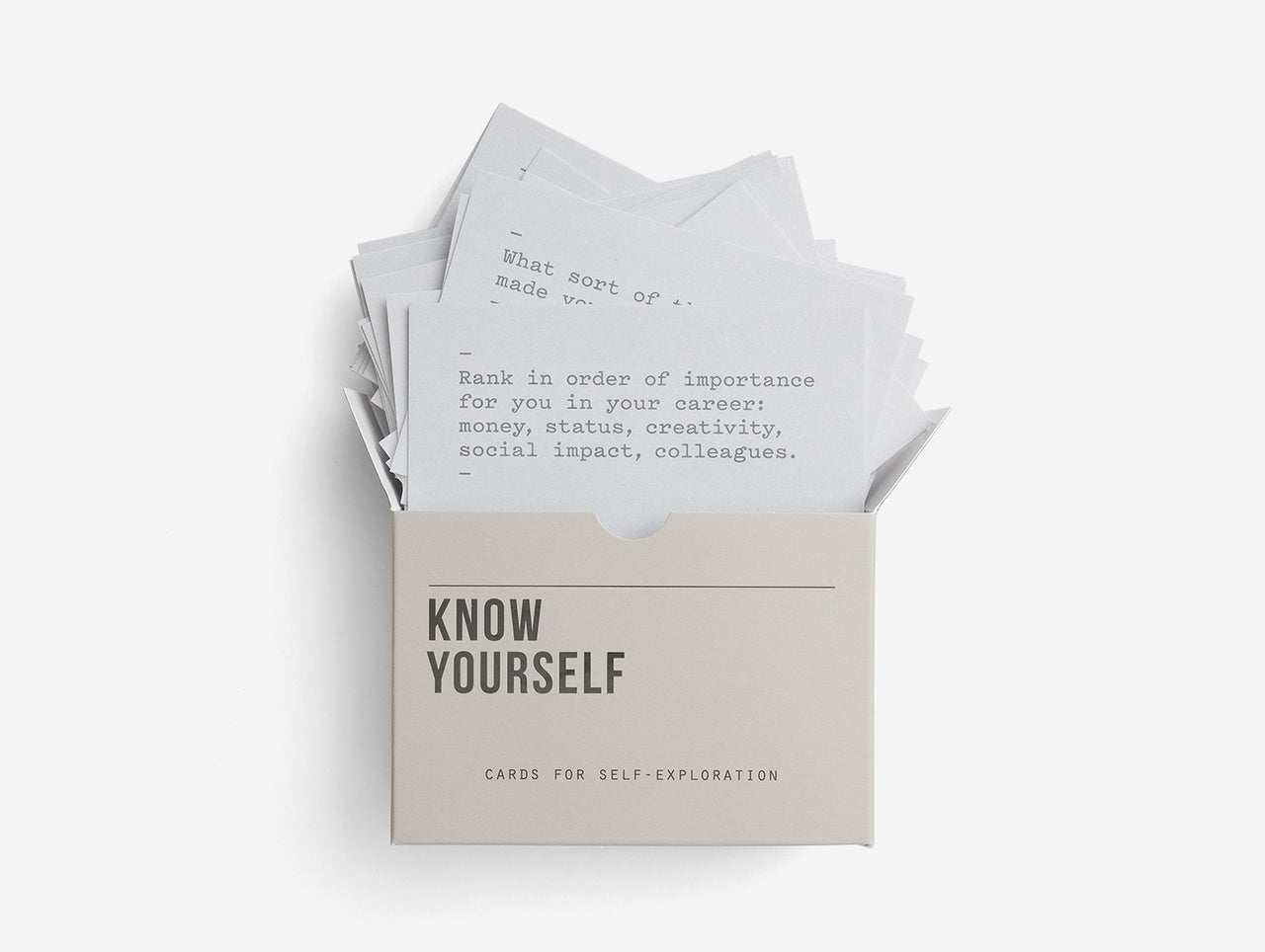 Know Yourself Cards by THE SCHOOL OF LIFE
