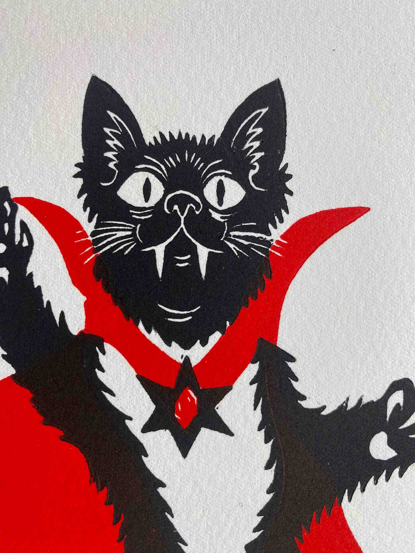 Nospurratu Returns - Limited Edition - Linocut Print by Blockforest