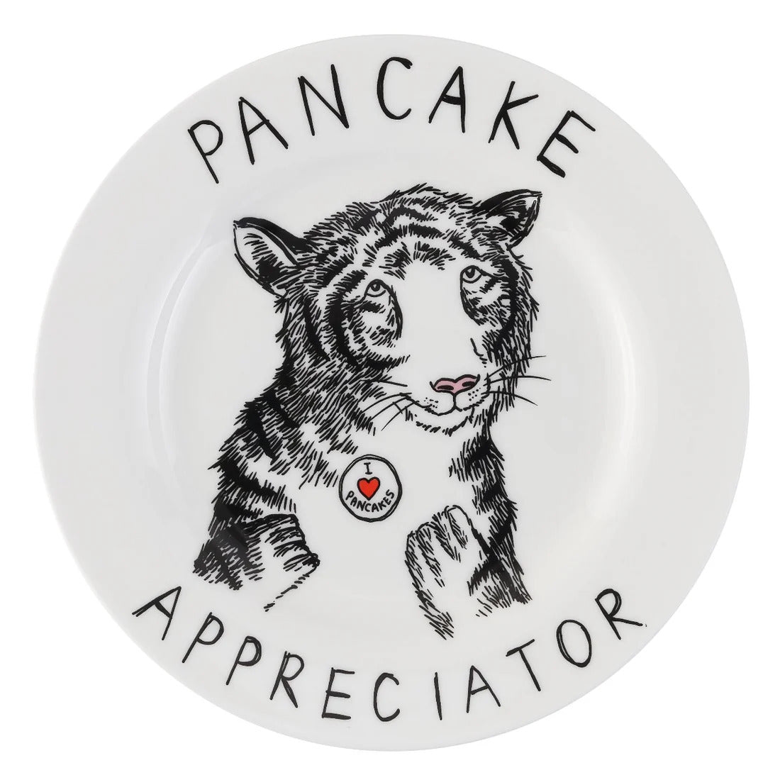 'Pancake Appreciator' Side Plate by Jimbobart