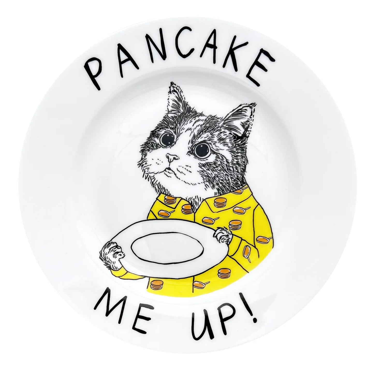'Pancake me up' Side Plate by Jimbobart